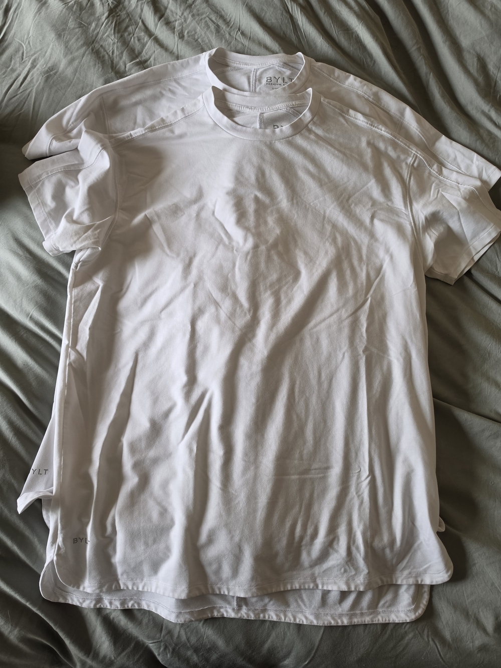 Men’s XXL White BYLT Crew Neck T-Shirt
